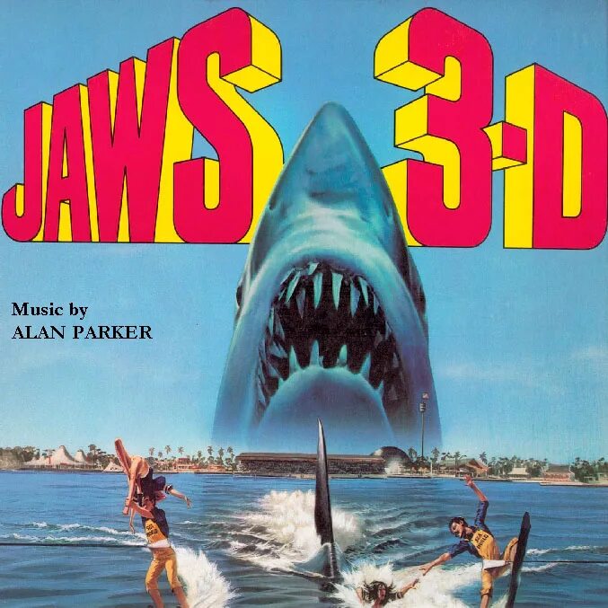 Челюсти трейлер. Jaws 3 1983. Jaws 3d. Jaws 3d poster.