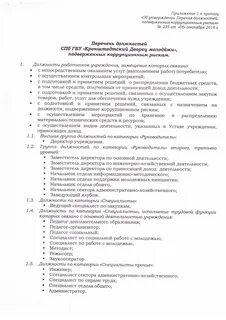 Должности коррупционного риска