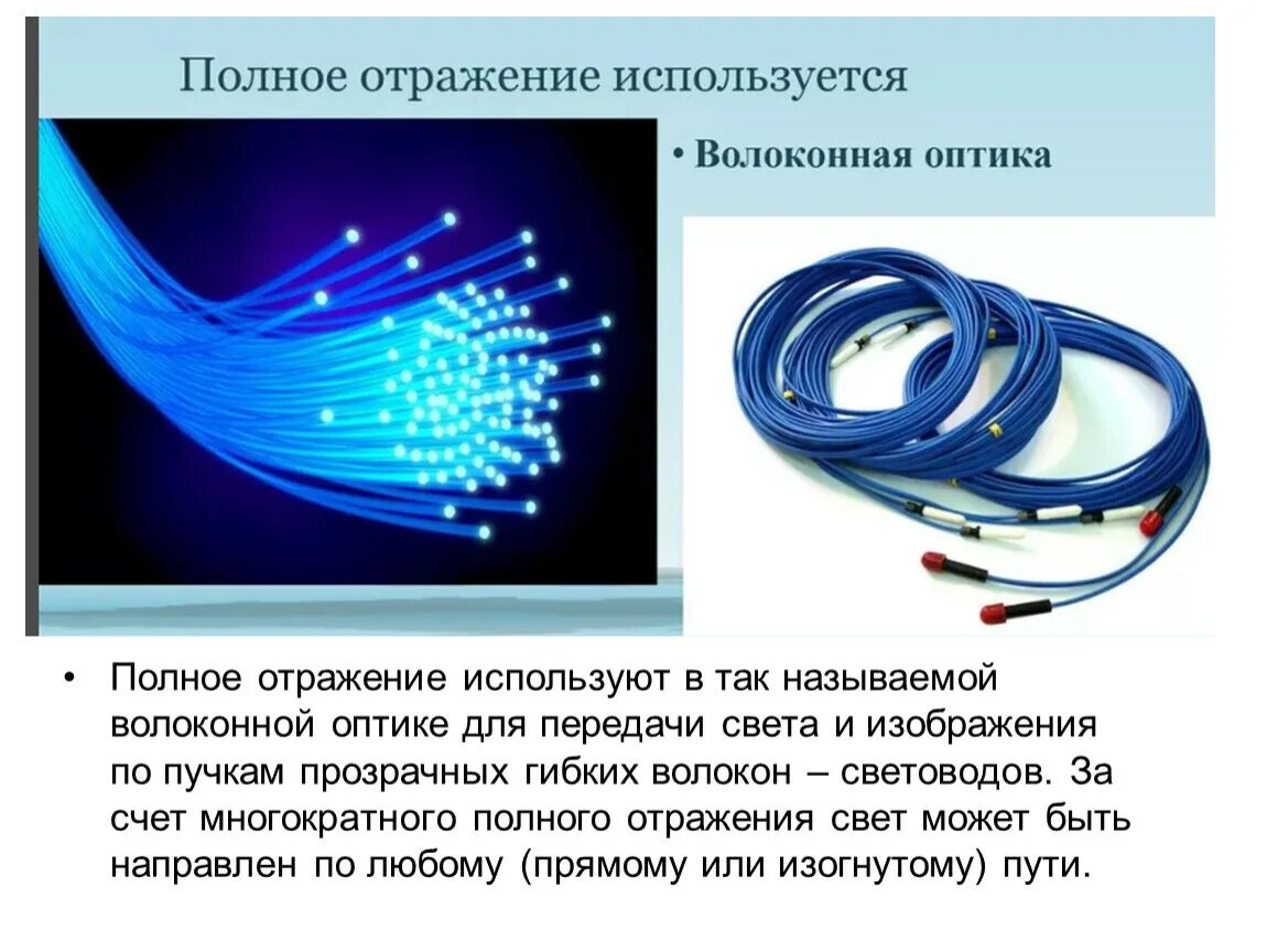 Оптические световоды полное внутреннее отражение. Оптика физика 11 класс волоконная оптика. Волоконная оптика схема жгут. Волоконная оптика отражение света. Оптическое волокно в медицине.