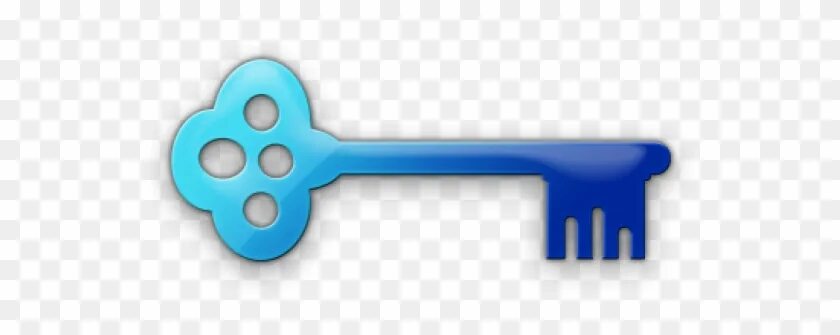 Blue key