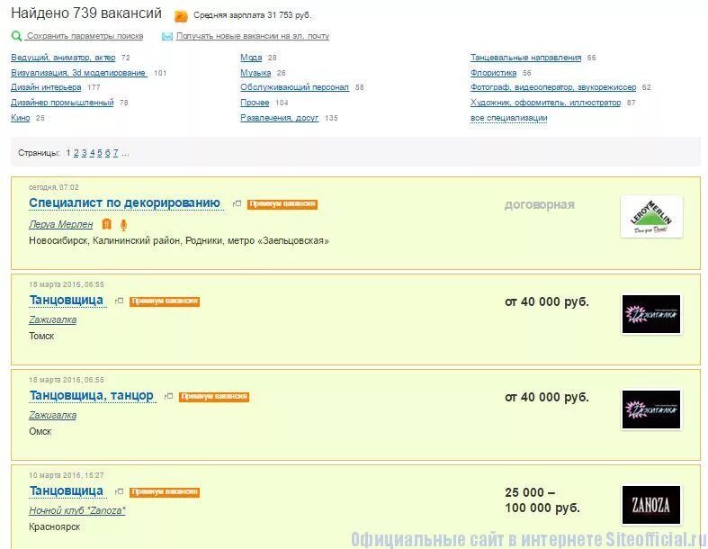 Зарплата ру. Зарплата ру Новосибирск. Список вакансий. З п ру