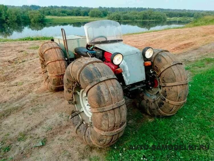 Вездеход уаз ободрыши. Самодельные вездеходы каракаты. Каракат переломка зис 5. Каракат на ободрышах краз. Каракат базе мотоцикла урал болотоход.