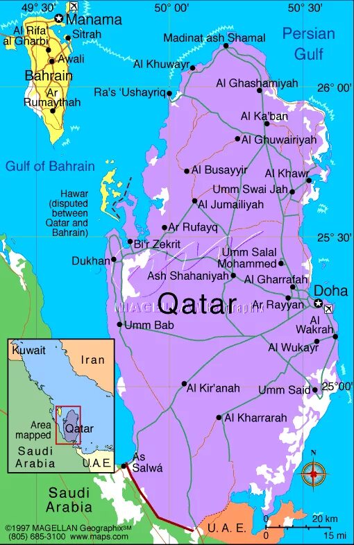 Страна доха где находится. Где находится Страна Катар показать на карте. Доха Катар на карте.