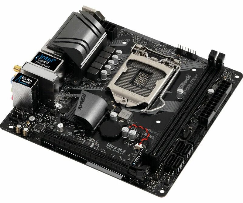 Сокет lga 1151 v2. LGA 1151 Mini ITX материнская плата. ASROCK LGA 1151-v2. ASROCK b365m-ITX/AC. LGA 1151 v2 Mini ITX.