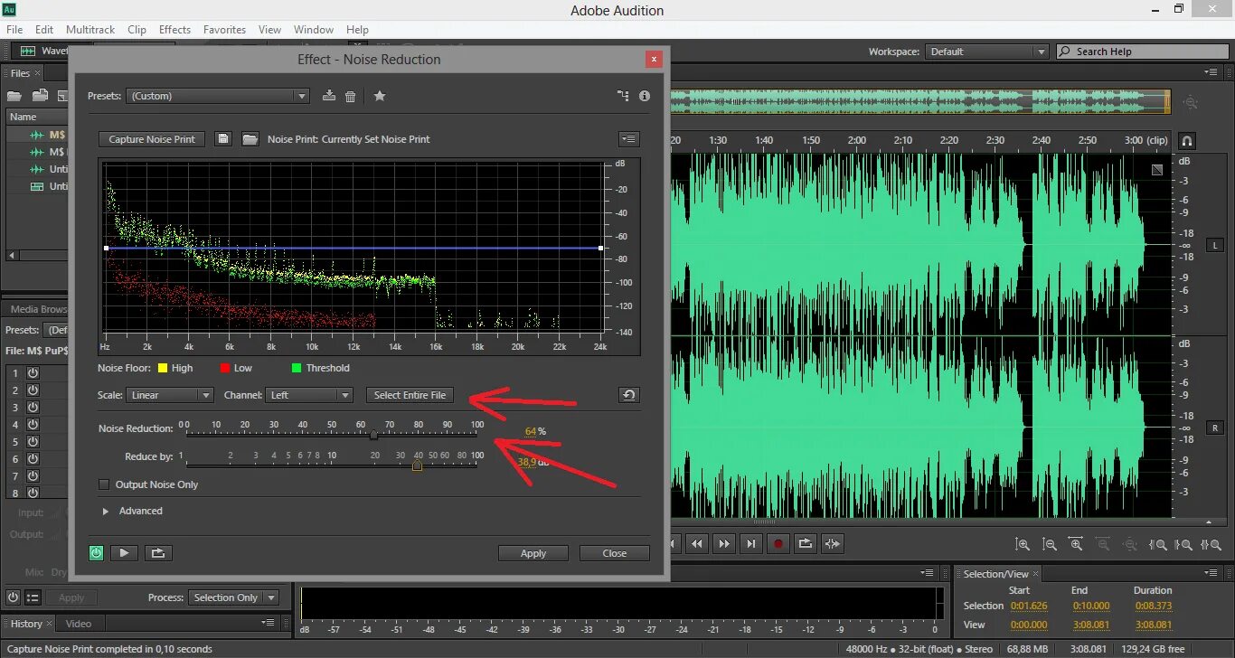 Обработка звука микрофона в реальном времени. Громкости adobe audition. звуковые эффекты для adobe audition. улучшение качества звука. шумоподавление адоб аудишн.