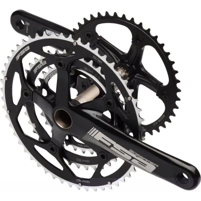 FSA Crankset. FSA tempo Crank, 42t. Tandem Crankset. FSA Gossamer 130 BCD.