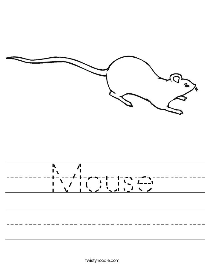 Type the word mouse