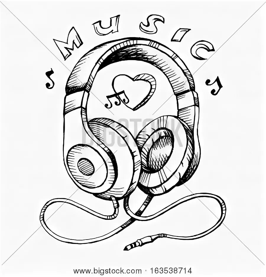 Наушники раскраска для детей распечатать How To Draw Headphones Easy Outlet --p1ai