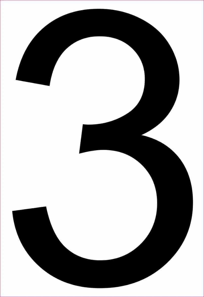 Number 3