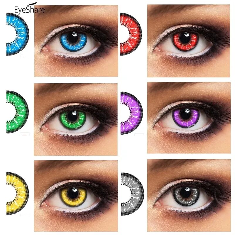 Плюсы цветных линз. Линзы eyeshare. красивые линзы. разноцветные линзы. цветные линзы для зрения.