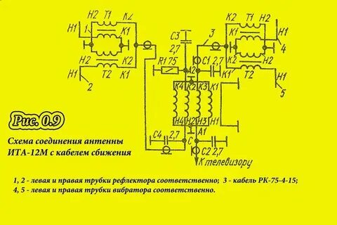 Антенна схема подключения