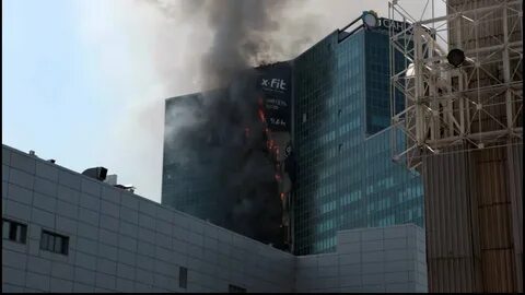 Пожар в новосибирске сегодня сан сити