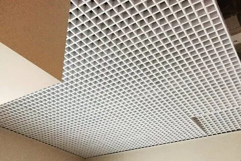 Подвесного решетчатого растрового потолка
