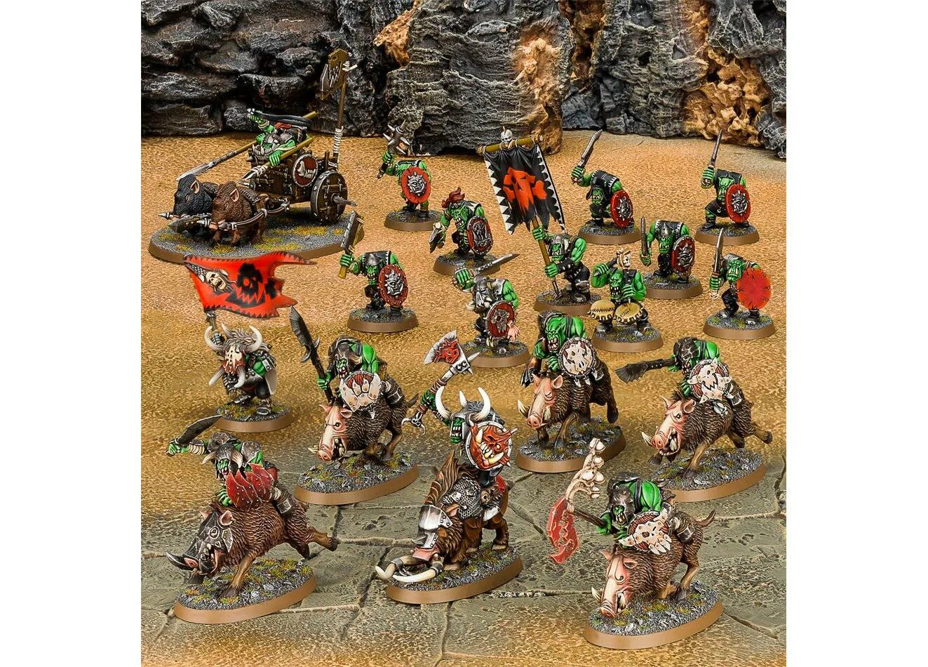 Start collecting! Greenskinz. Aos: start collecting! Anvilgard. Start collection