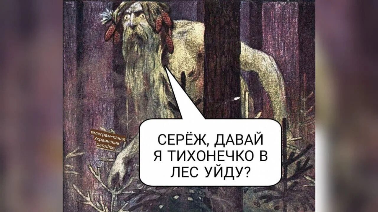 Я тихонько подхожу к дереву и вижу
