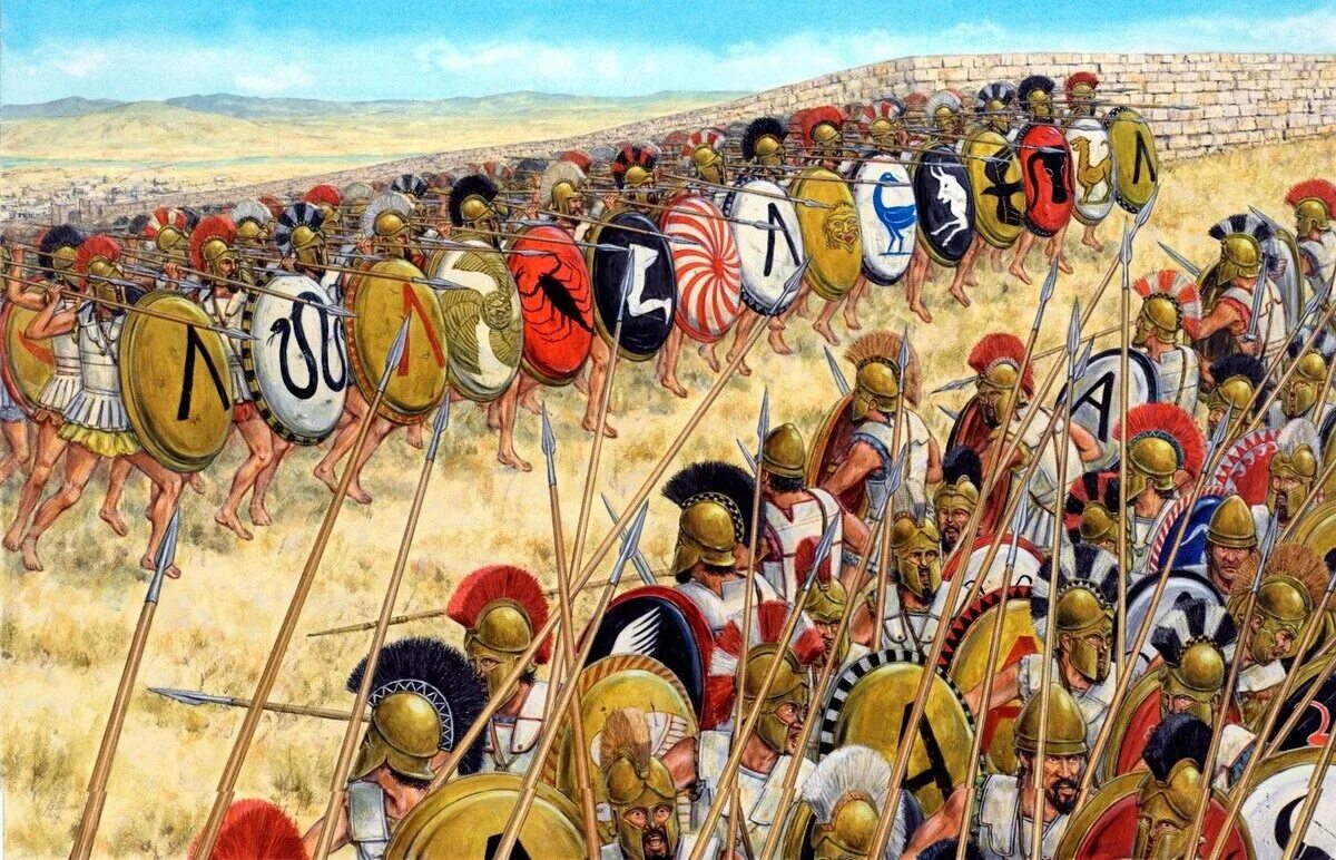 Древняя спарта и афины. Армия древней Греции гоплит. Гоплиты древней Греции битва.