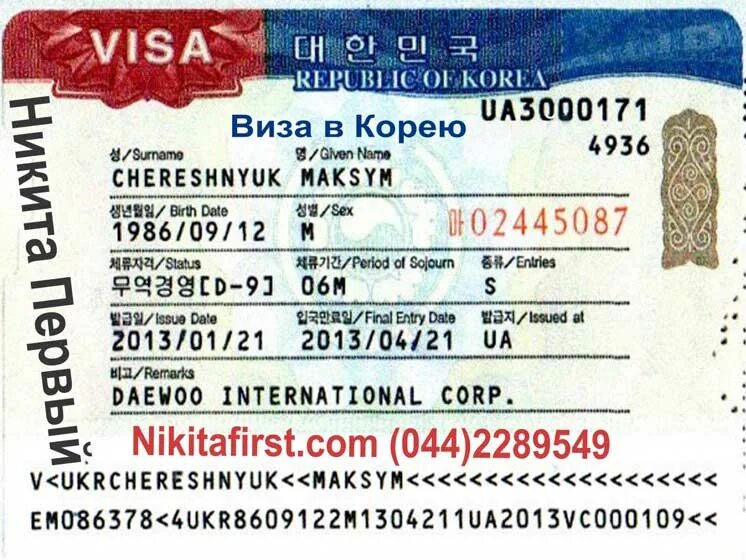 Нужна ли в корею виза для россиян. Виза ф4 в Южную Корею. Виза в Корею для россиян. Виза в Корею на а4. Туристическая виза в Корею.