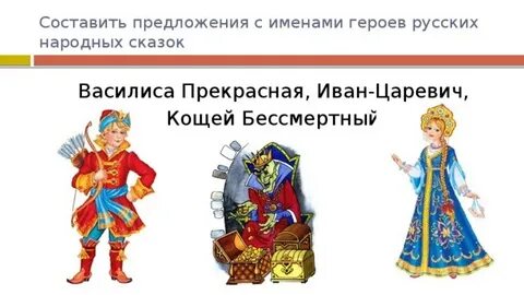 Имена героев народных сказок