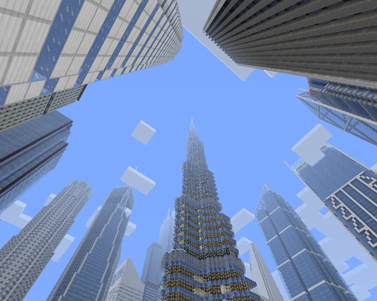 Башня бурдж халифа майнкрафт. Высотки в майнкрафте. Современные башни в майнкрафте. Карты майнкрафт небоскребы. Современный город в майнкрафте.