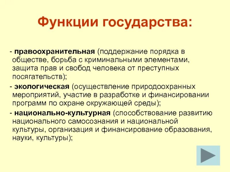 Элементом защиты является. Функции государства для поддержания порядка. Правоохранительные государства. Криминальные элементы общества. Поддержание порядка в обществе.