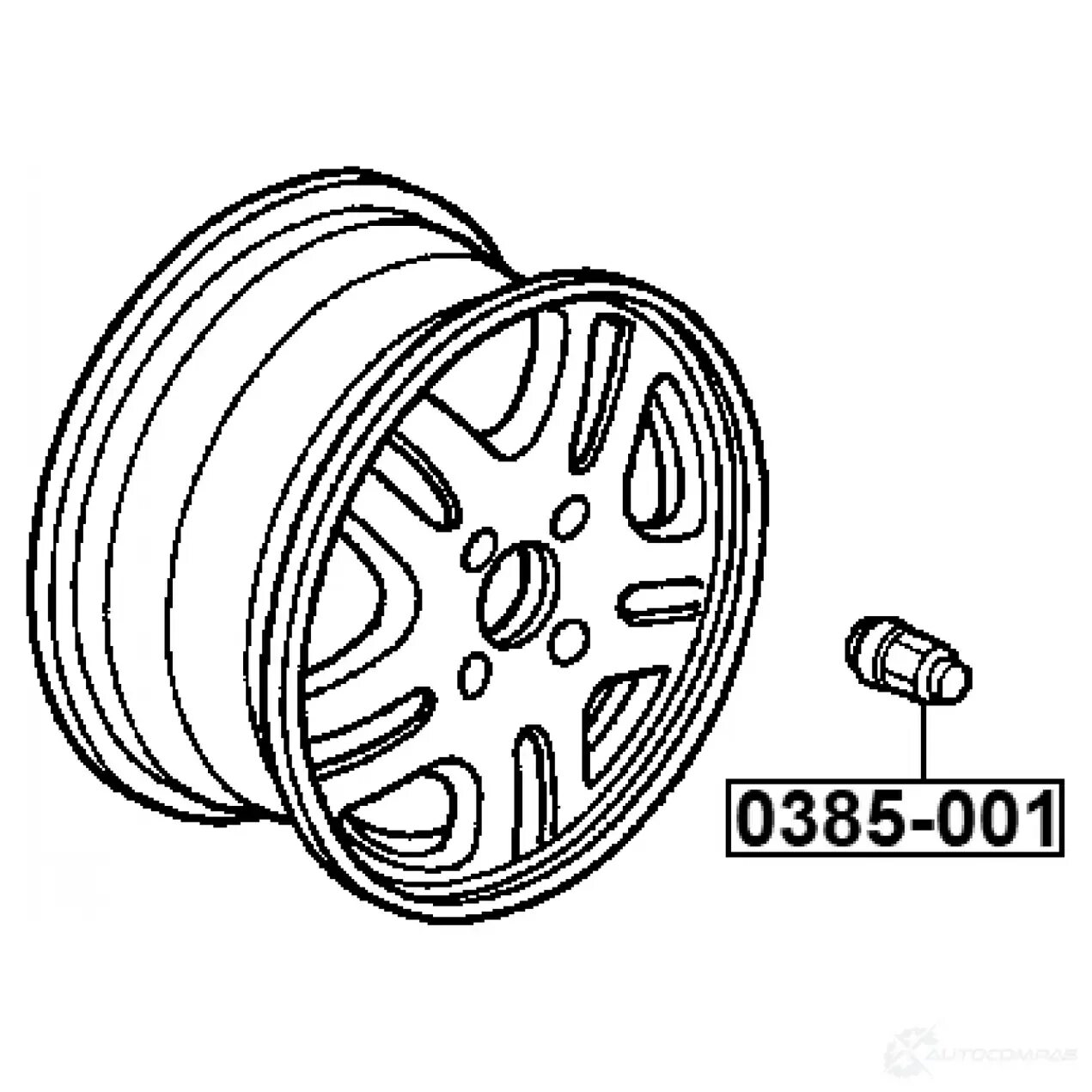 1 385 000. 1 385 000. 1 385 000. 5 2001. Febest 2985-002 гайка колесная.