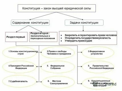 Какие основные принципы содержатся в конституции