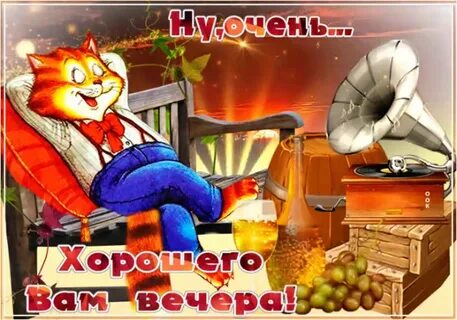 Добрый вечер прикольные смешные картинки с юмором