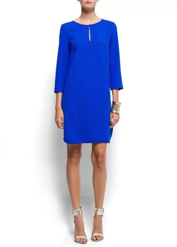 платье манго синее. синее прямое платье. платье zolla синее. платье повседневное. короткое платье прямого кроя.