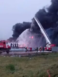 Пожар на лукойле