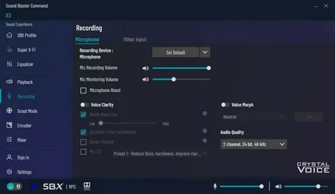 Sound commands