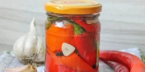 Маринованный острый перец колокольчик