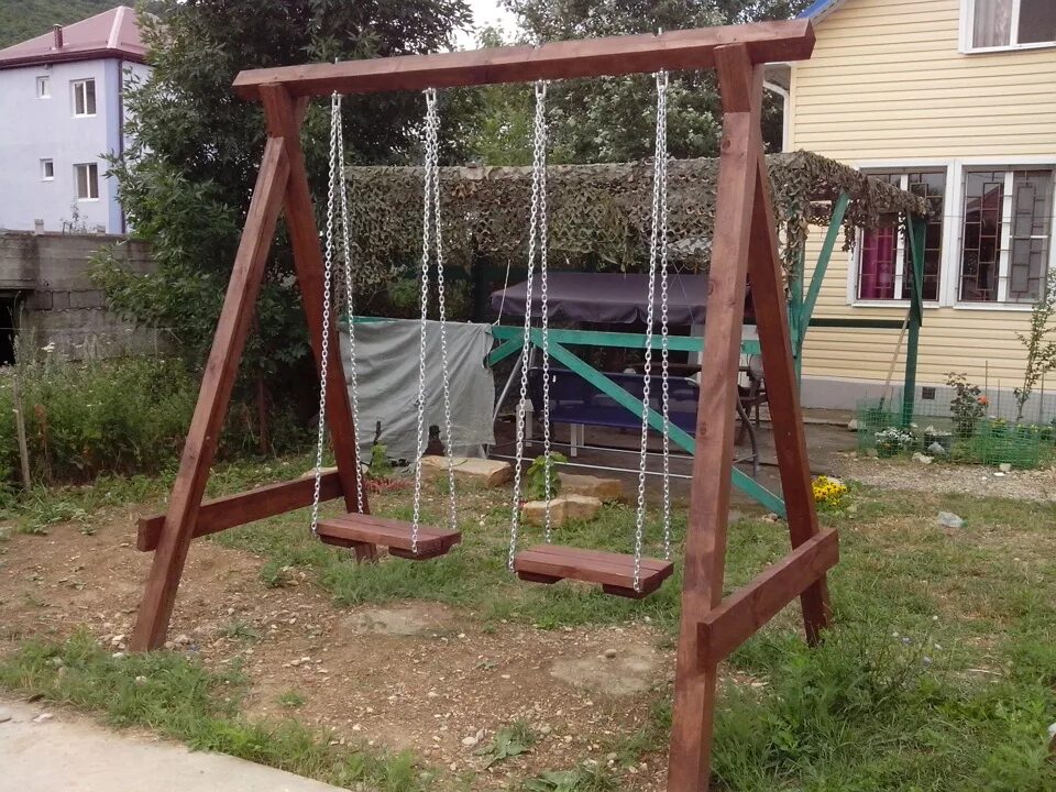 Качели ''Овальное гнездо'' (nest swing Oval) сетка Дети на Даче