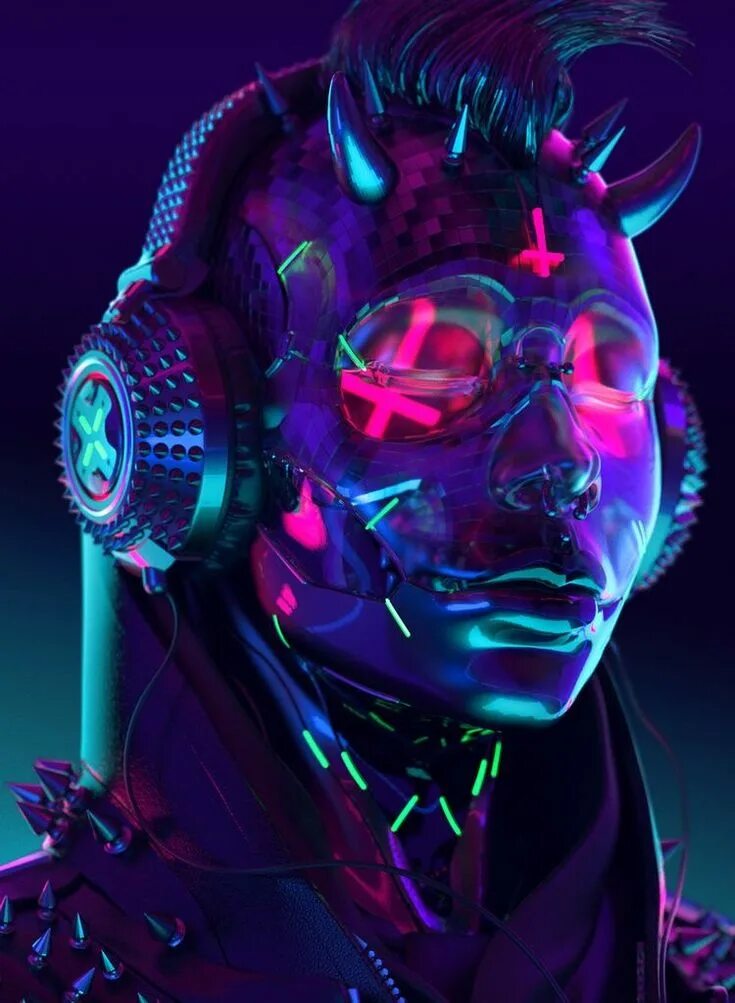 ArtStation Cyber girl