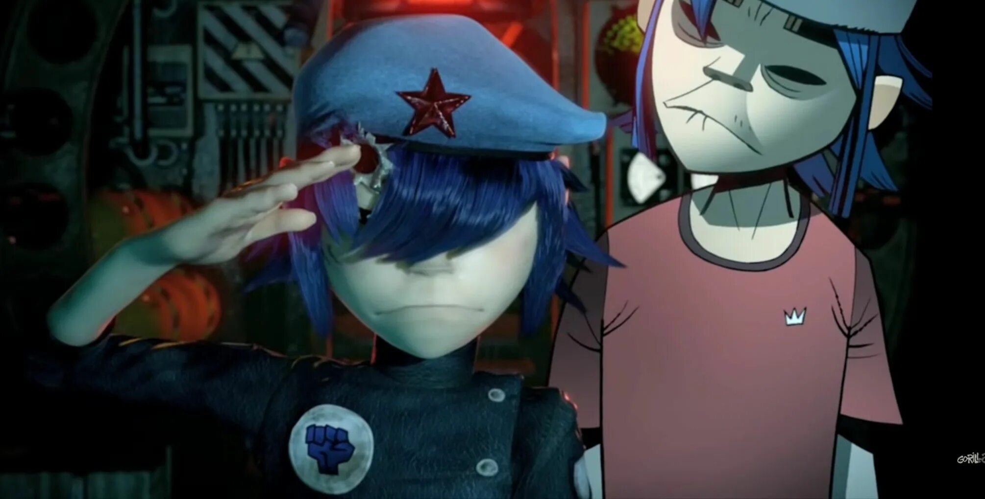 Киборг нудл гориллаз. Киборг нудл Melancholy Hill. 2d Gorillaz Melancholy Hill. Нудл гориллаз on Melancholy Hill. Gorillaz be happy