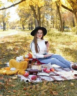 Осенние фотосессии на природе идеи