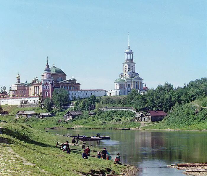 Новоторжский борисоглебский мужской монастырь. Борисоглебский монастырь Торжок Прокудин. Новоторжский Борисоглебский монастырь Торжок. Прокудин Горский Торжок. Прокудин Горский Борисоглебский монастырь.