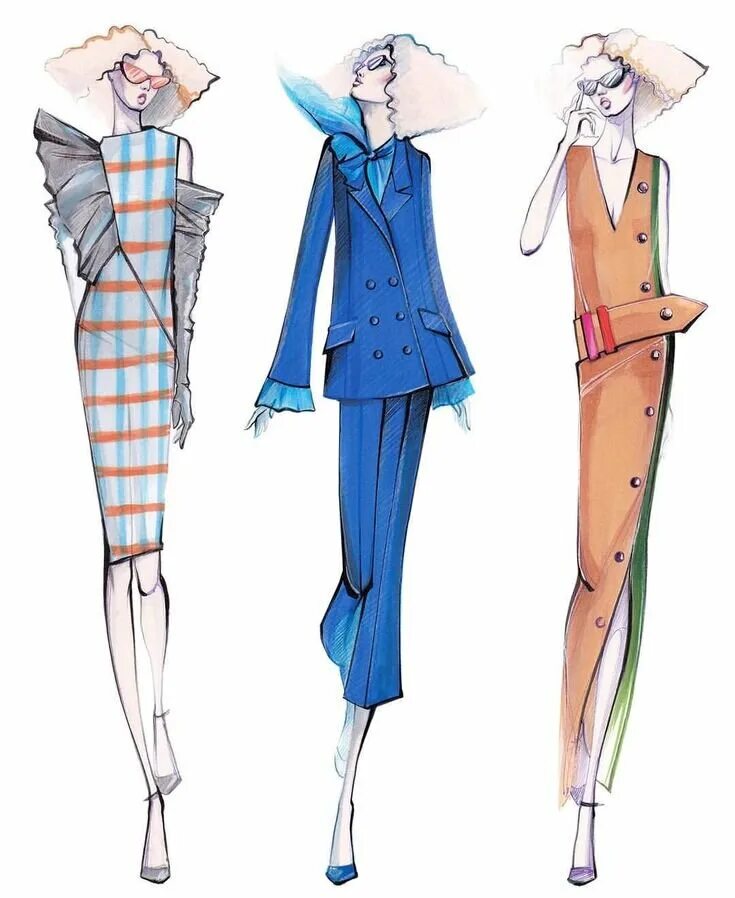 Модные дизайны одежды. Модные дизайны одежды. Фешион скетчинг. Модные дизайны одежды. Эскизы дизайнеров.