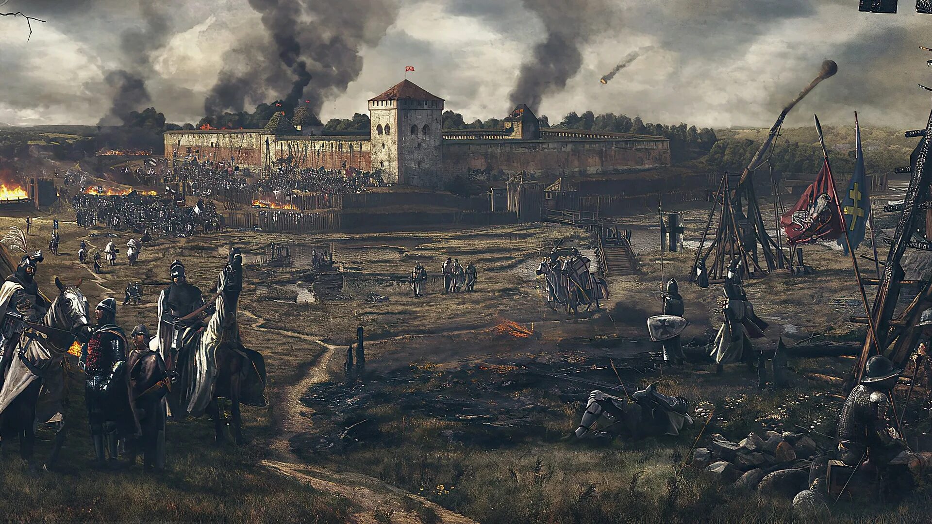 Medieval siege. Вилиус петраускас. осада каркассона. осада арфлёра. castle siege осада замков.