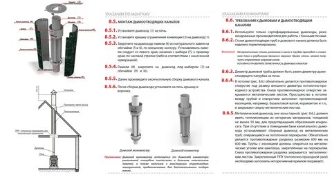 Какой должен быть диаметр трубы дымохода