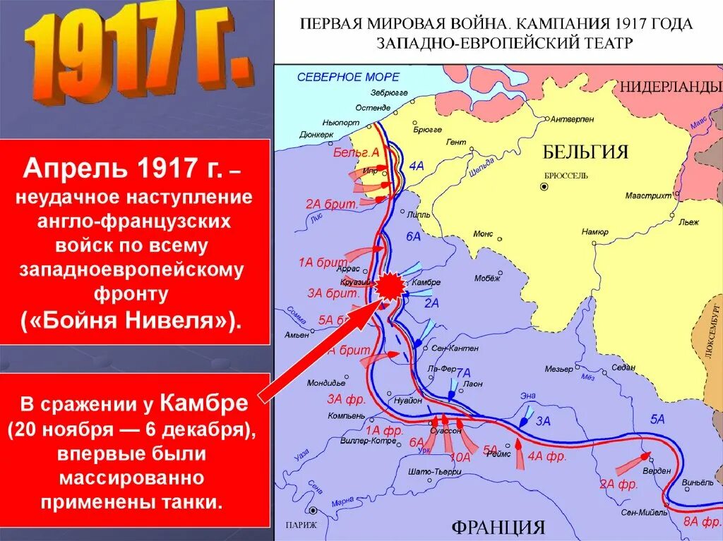 Наступление англо французских войск под аррасом