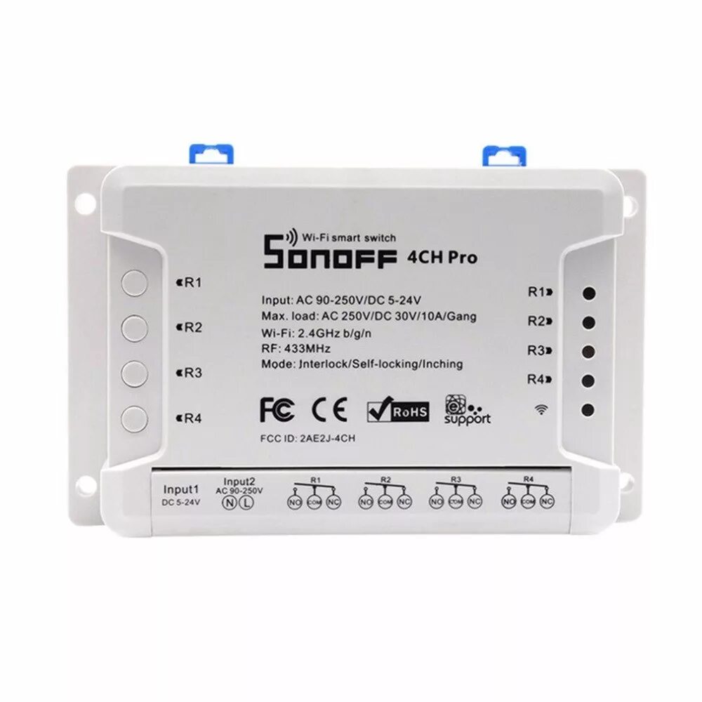 Sonoff 4ch Pro r3. Sonoff 4ch Pro r2. WIFI реле Sonoff RF r2. Sonoff 4ch Pro rf433.