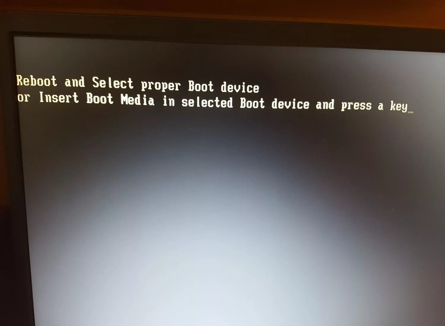 Reboot and select proper Boot device. Ошибка Reboot and select proper Boot device or Insert. Ошибка Reboot and select proper Boot device. Reboot and select proper Boot device and Press a Key. Ошибка boot and select proper boot device