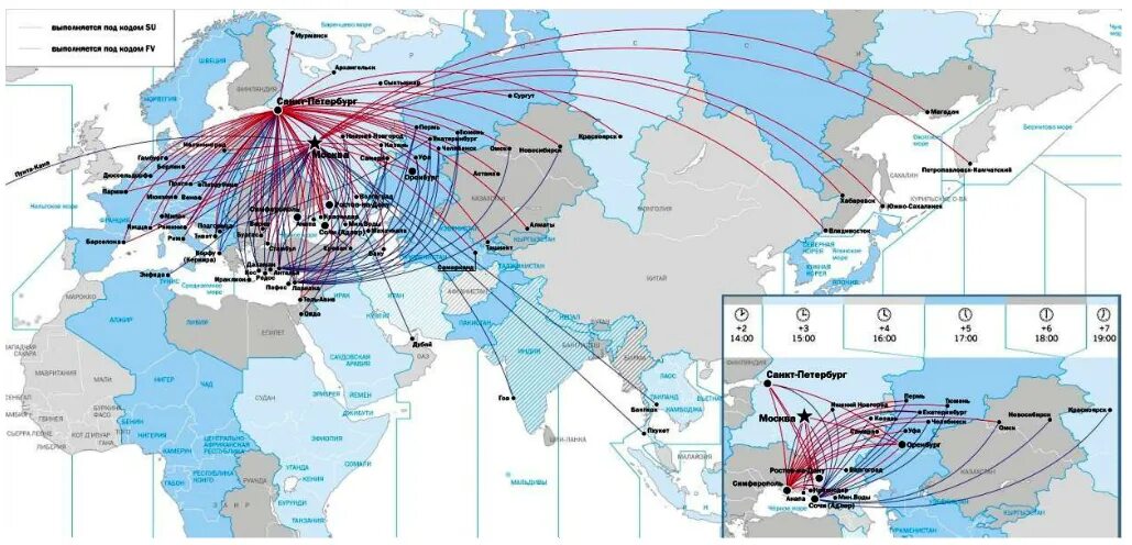 Авиакомпания Россия карта полетов. Карта полетов Аэрофлота по России. Маршрутная сеть авиакомпании Россия. Схема авиалиний Европы.