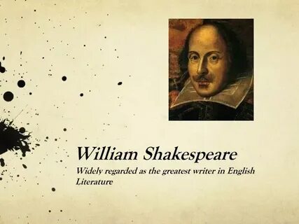 William shakespeare great english playwright