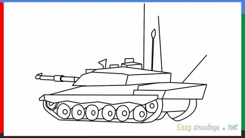 Как нарисовать новогодний танк