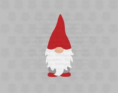 Новогодний гномик из бумаги шаблон