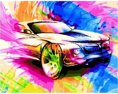 Colorful cars