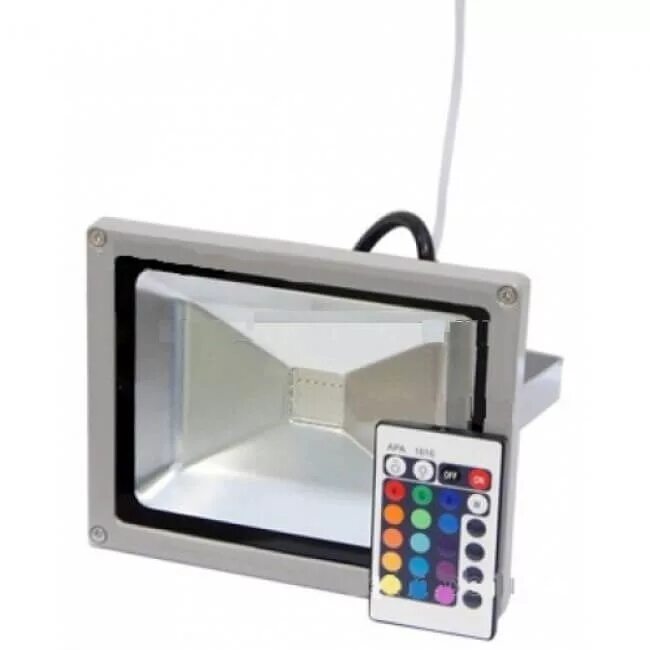 Светодиодный прожектор с рассеивателем rgb. Прожектор светодиодный rgb deko 30вт. 100w (led spotlights). Прожектор светодиодный 30w ip65 rgb мультиколор серый сдо 07. Пульт прожектора уличного.