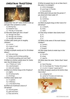 Christmas quiz ответы