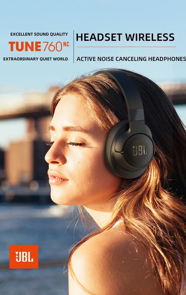 Наушники JBL 760nc. Наушники JBL Tune 760nc. Bluetooth-гарнитура JBL Tune 760nc. Беспроводные наушники JBL Tune 760nc, бежевый. Tune 760 nc